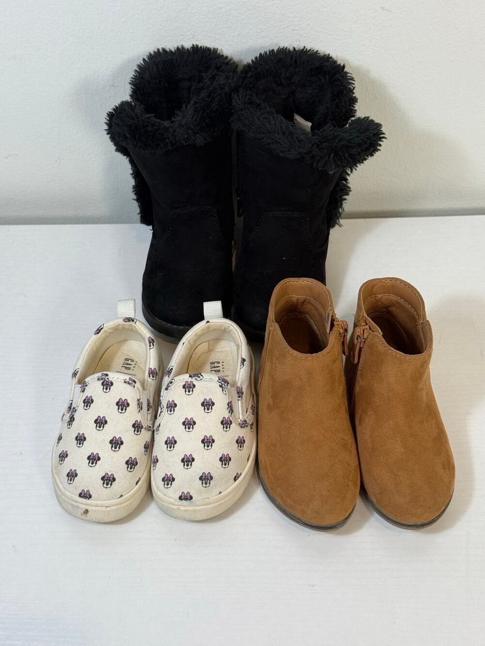 Toddler Girl Size 6 Shoe Bundle Gap Sneakers Cat and Jack Boots